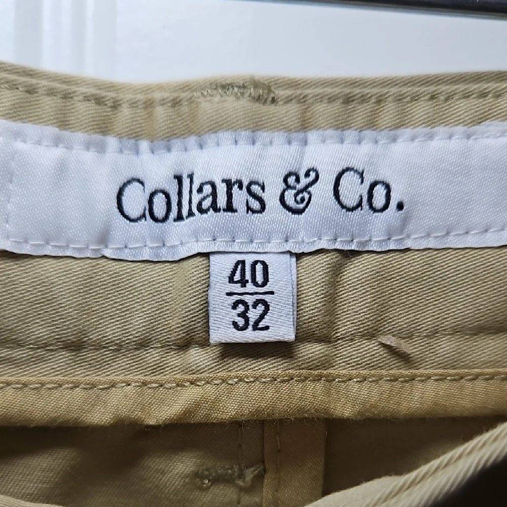 Collars & Co. Classic CEO Khaki Chino Pants New